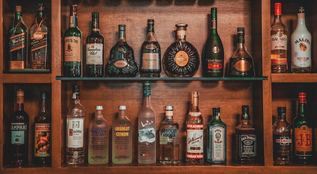 Historic Railyard 26 liquor store inside a restored train depot in Oshkosh Nebraska