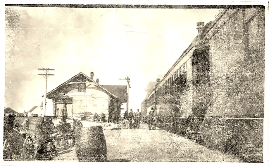 Historical photo of Oshkosh depot